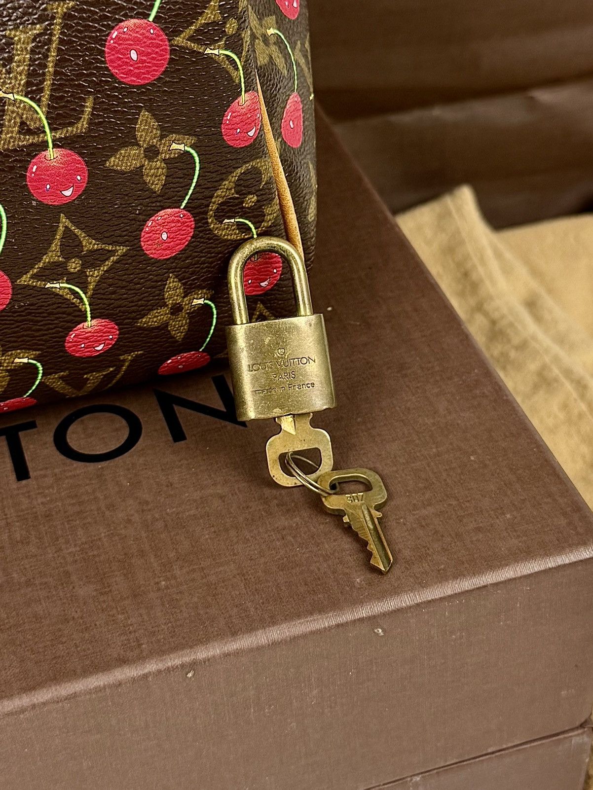 Louis Vuitton × Takashi Murakami Louis Vuitton - Takashi Murakami - SS2005 -Cerises Speedy 25 Size ONE SIZE - 22 Thumbnail