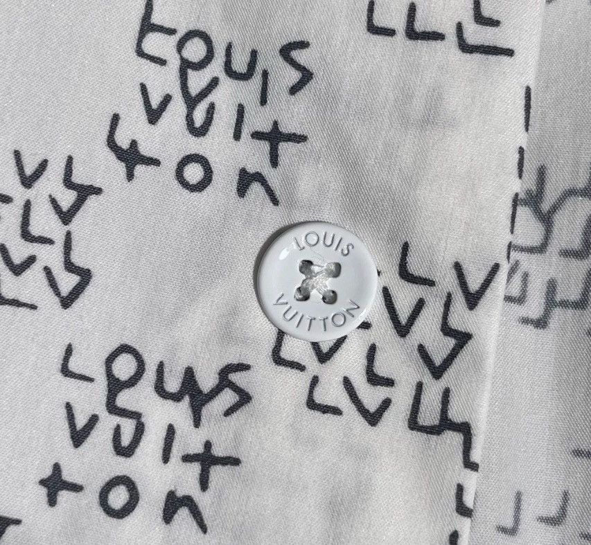 Louis Vuitton Louis Vuitton Full printed airplane shirt 2412-Nextarrow Size 44R - 3 Thumbnail