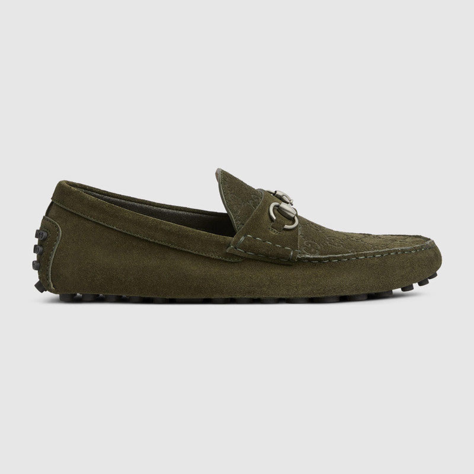 Gucci Gucci Horsebit GG Suede Drivers Size US 9 / EU 42 - 1 Thumbnail