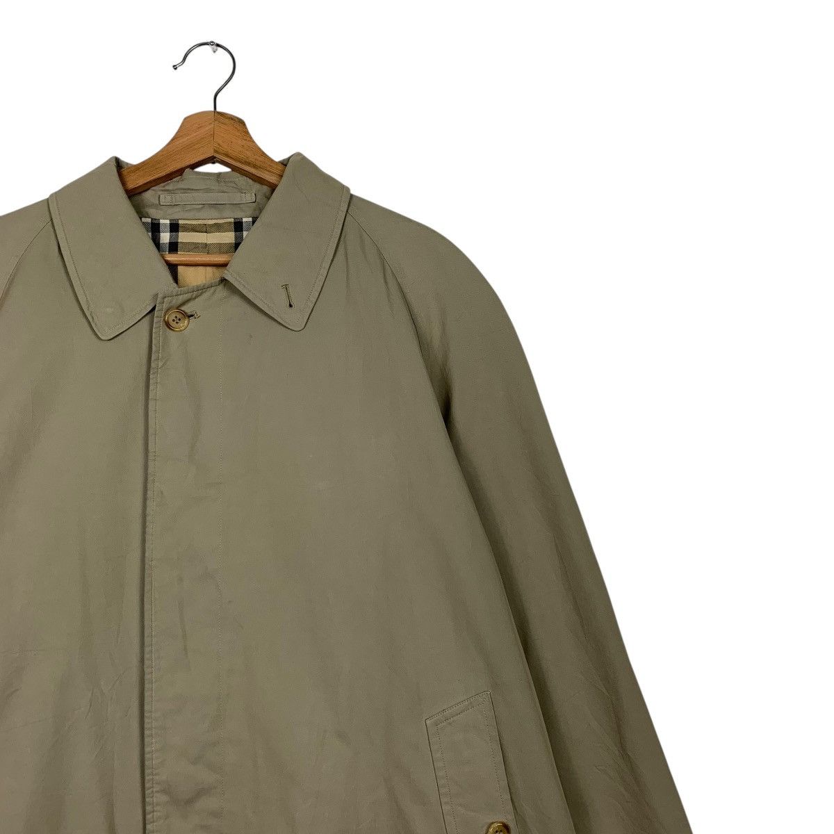 Burberry Vintage Burberrys Nova Check Overcoat Size US L / EU 52-54 / 3 - 7 Thumbnail