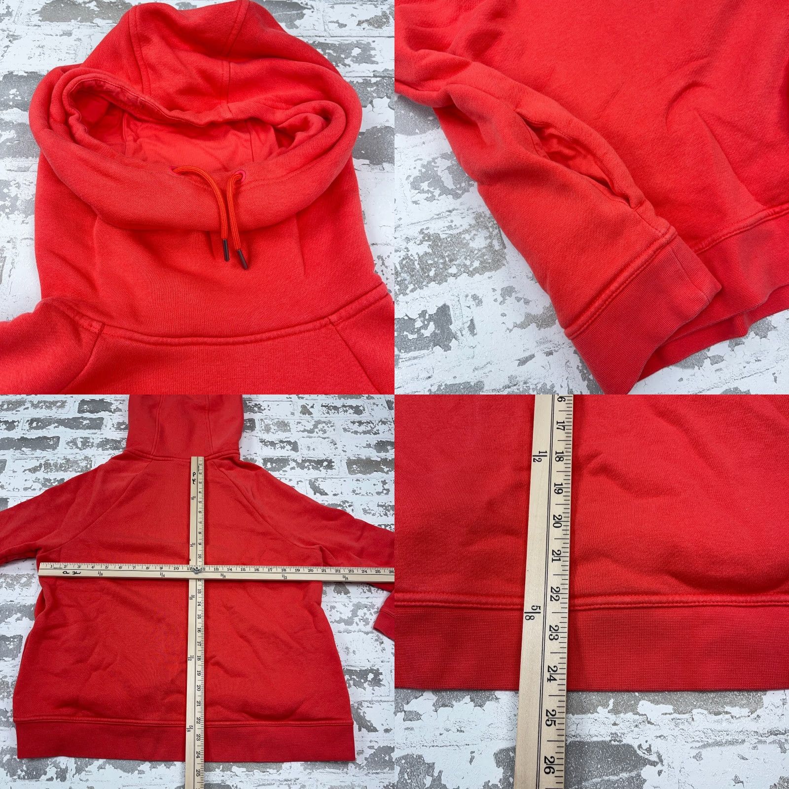 Nike Nike Hoodie Women L Pink Sweatshirt Turtle Neck Swoosh Logo Hooded Pullover Fleece. Size L / US 10 / IT 46 - 8 Thumbnail