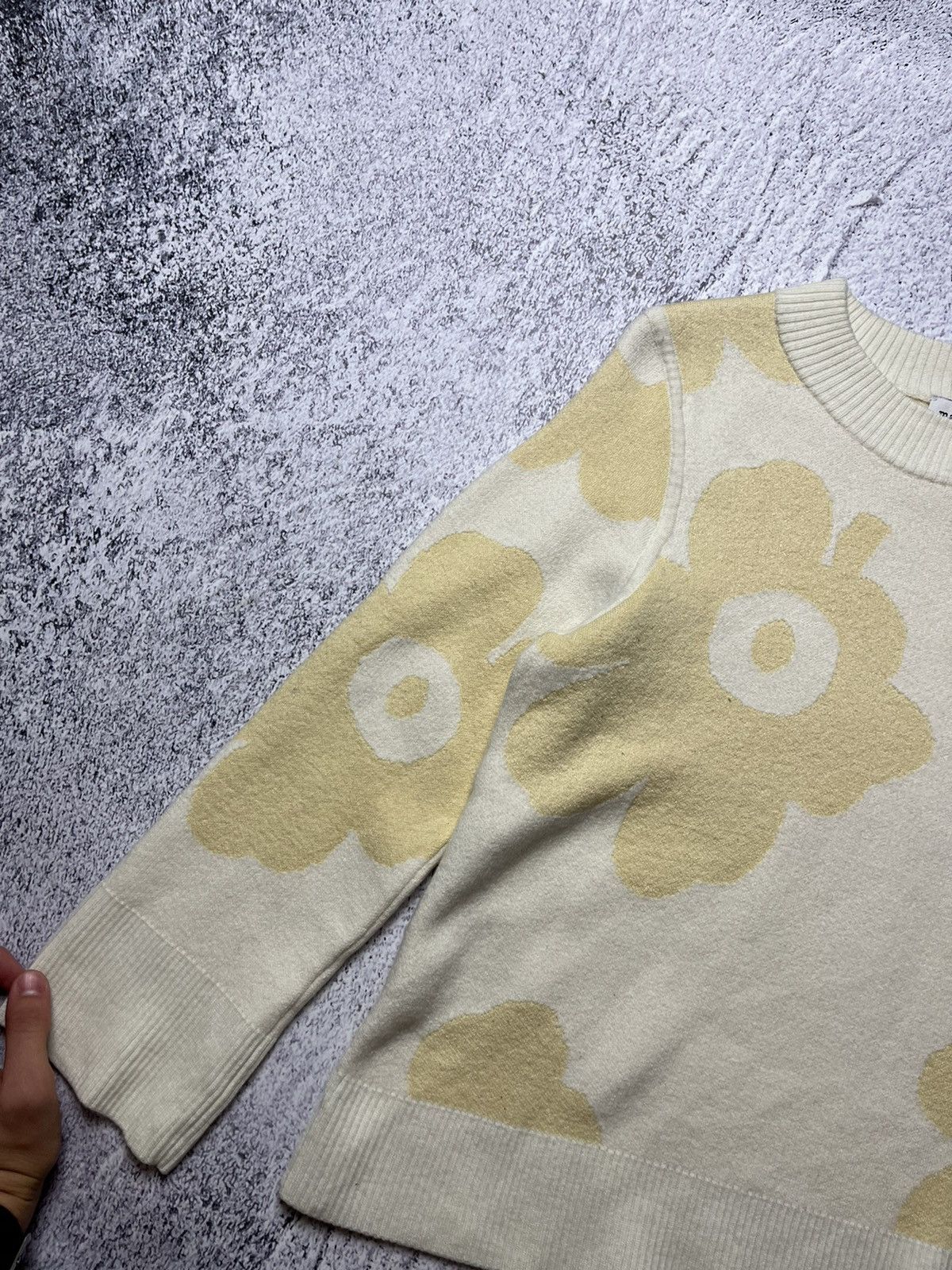Marimekko Marimekko Wool Onnekas Unikko Knitted Pullover Sweater Grailed