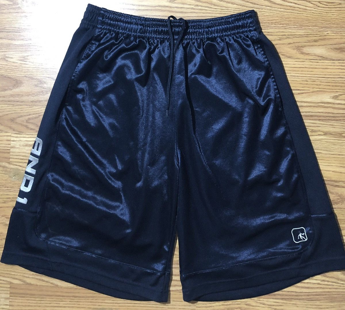 Jordan Brand Vintage 90s AND 1 Mens XL Basketball Shorts Navy Blue Size US 34 / EU 50 - 1 Thumbnail