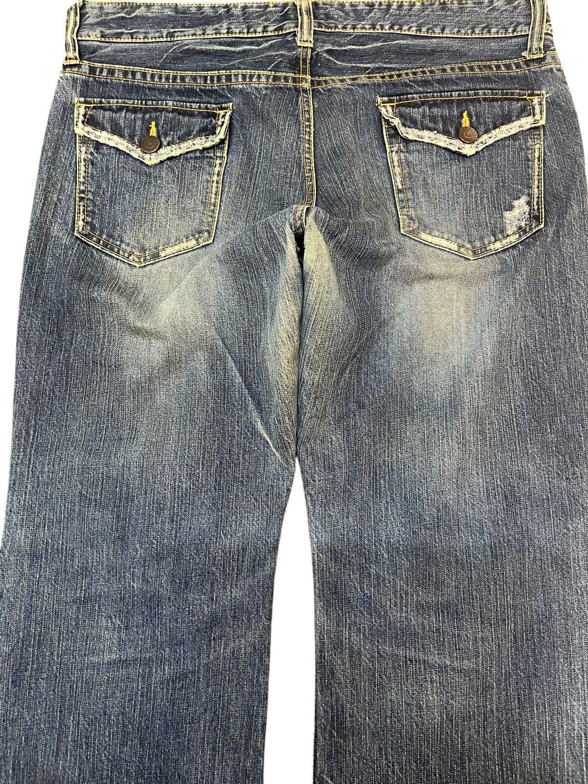 Beauty Beast Vintage Ru Jeans Baggy Wide Leg Denim Size US 34 / EU 50 - 6 Thumbnail