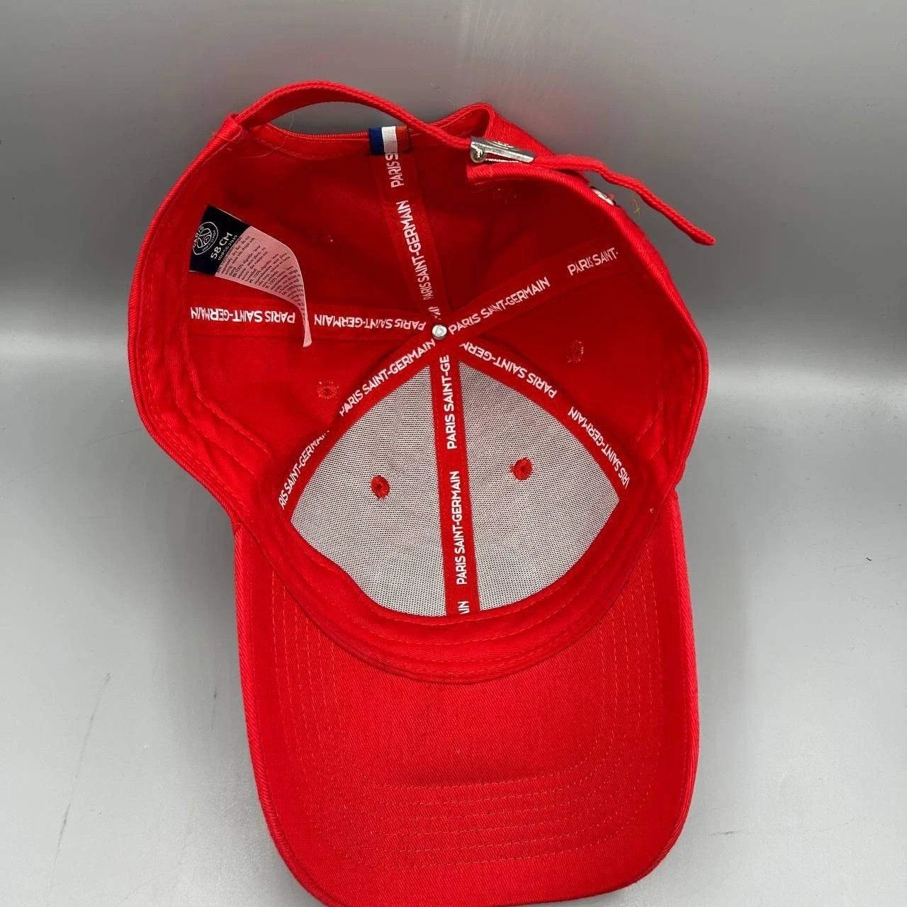 Other Paris Saint Germain Hat Men Red Strap Back Cap Cotton Size ONE SIZE - 2 Thumbnail