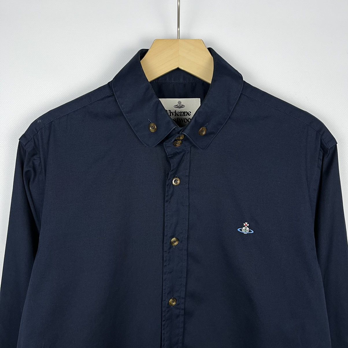 Vivienne Westwood Designer Vivienne Westwood orb logo LS shirt Size US M / EU 48-50 / 2 - 2 Thumbnail