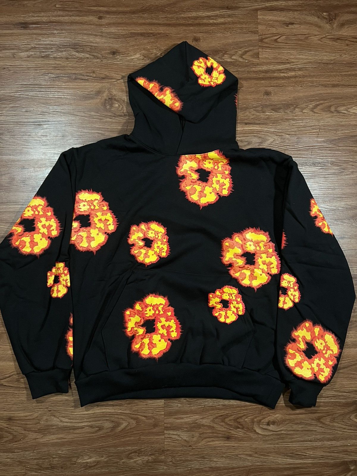 ★ Denim Tears ★Baroque Still Fruit Painting Hoodie Denim Tears: Men's Baroque Still Fruit Painting Hoodie