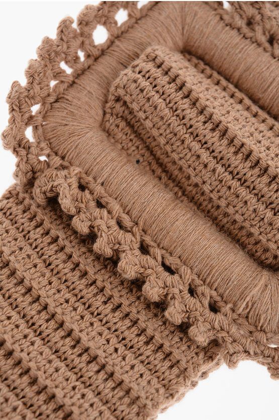 MSGM og1mm0724 Size: OS / Crochet Maxi Belt in Brown Size ONE SIZE - 3 Thumbnail