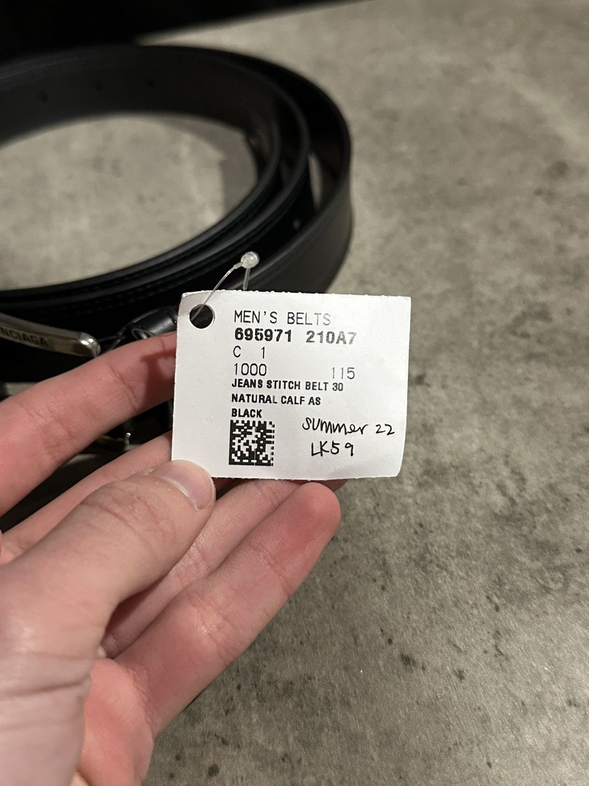Balenciaga balenciaga logo belt 115 cm Size ONE SIZE - 2 Thumbnail
