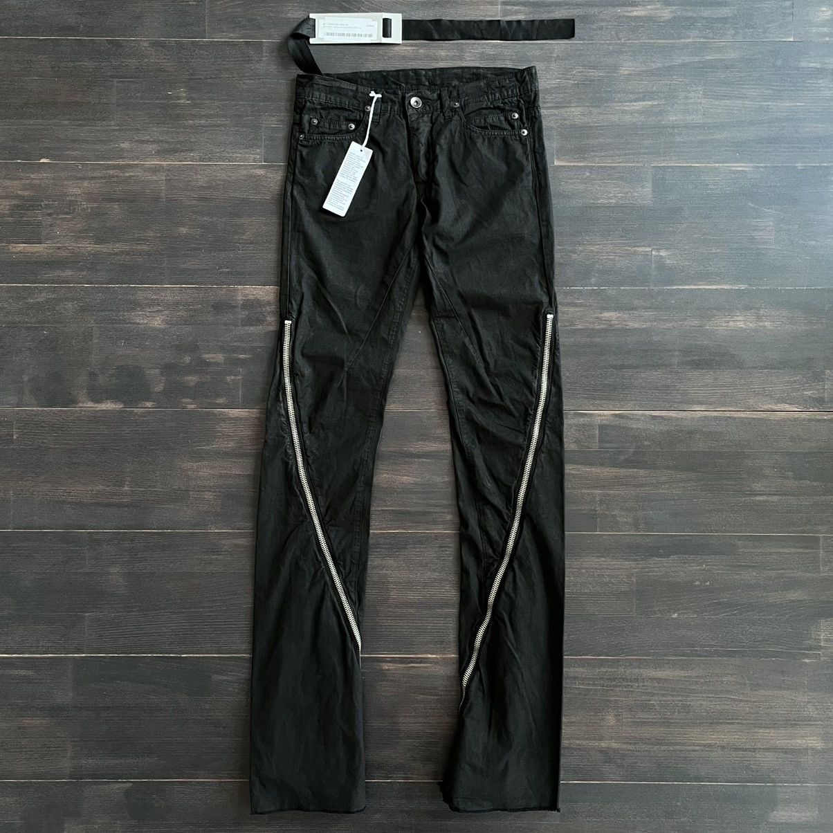 Rick Owens Strutter Banana Cut Denim Black | Grailed