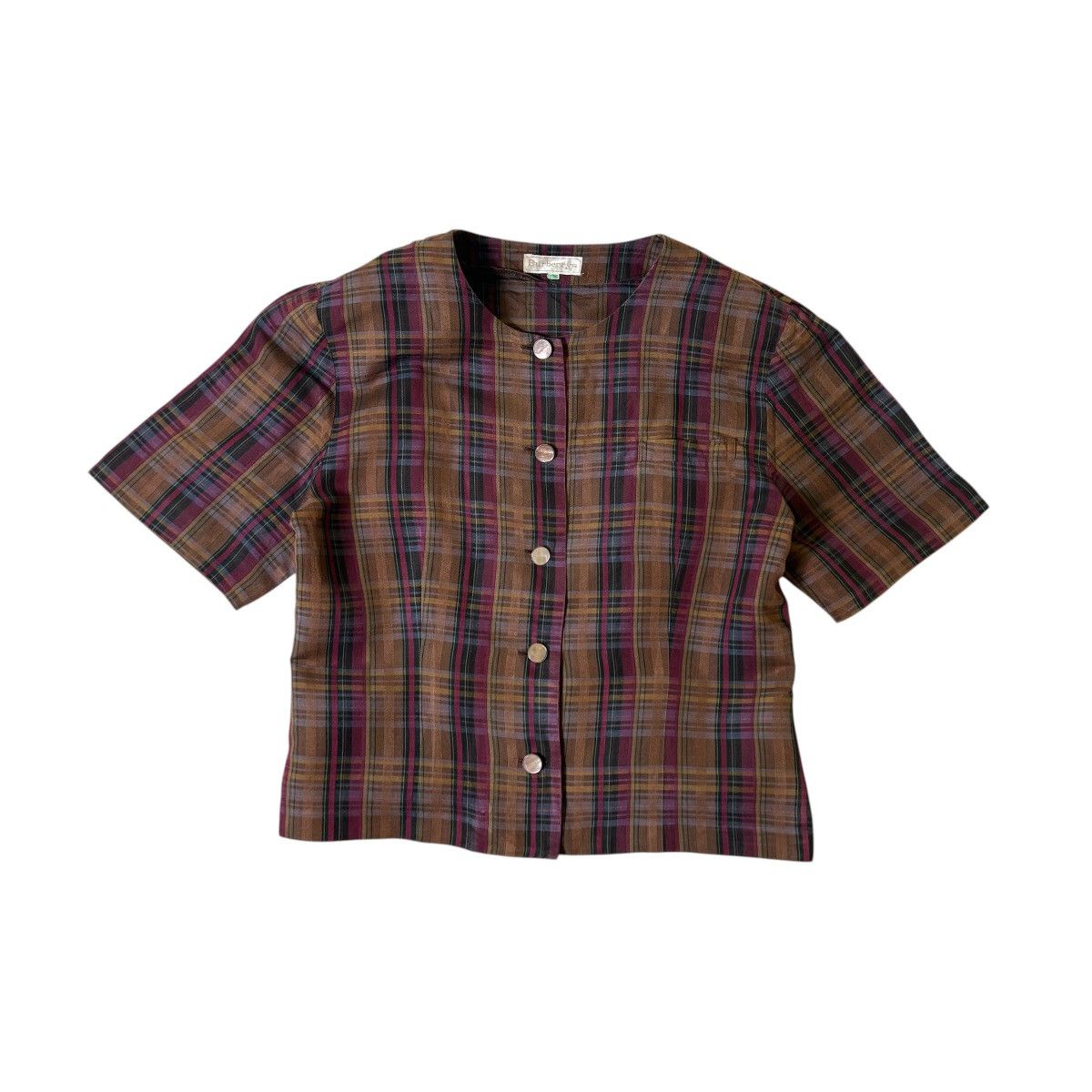 Burberry Vintage Burberrys Button Up Shirt Size S / US 4 / IT 40 - 1 Thumbnail