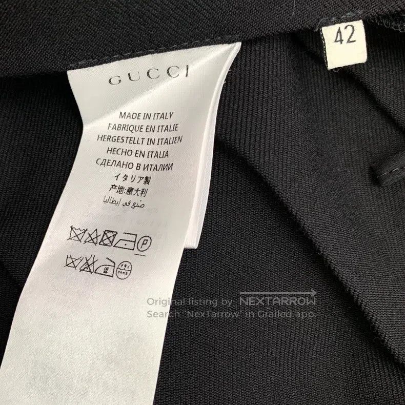Other Gucci Black wool casual pleated skirt Size 27" / US 4 / IT 40 - 6 Thumbnail