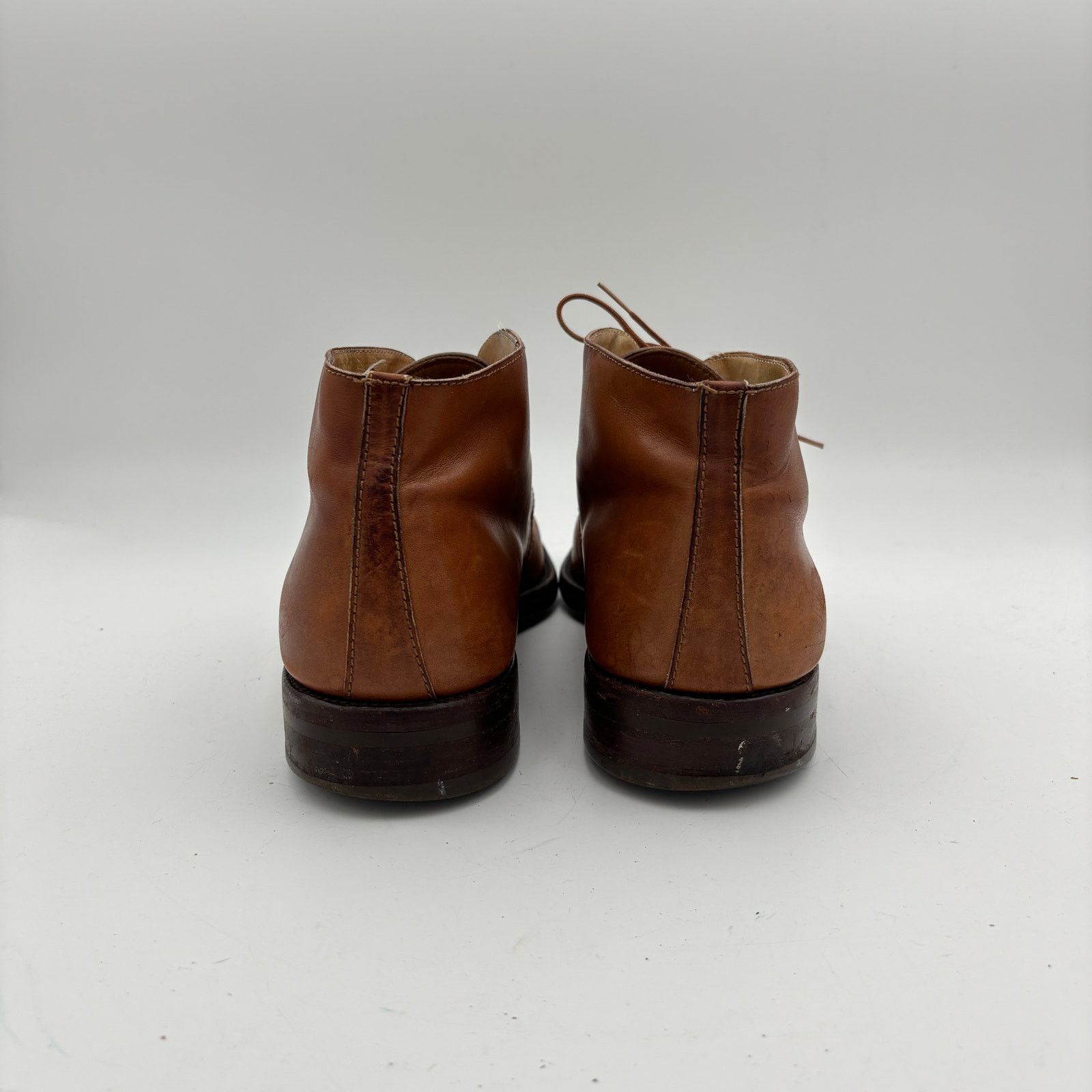 Gucci Gucci Brown Leather Desert Chukka Boots Men's 12D Size US 12 / EU 45 - 4 Thumbnail