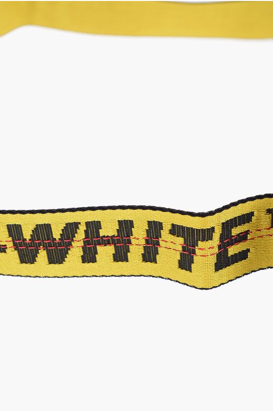 Off-White o1y0225 Size : OS / Logo Fabric Belt in Yellow/Black Size ONE SIZE - 3 Thumbnail