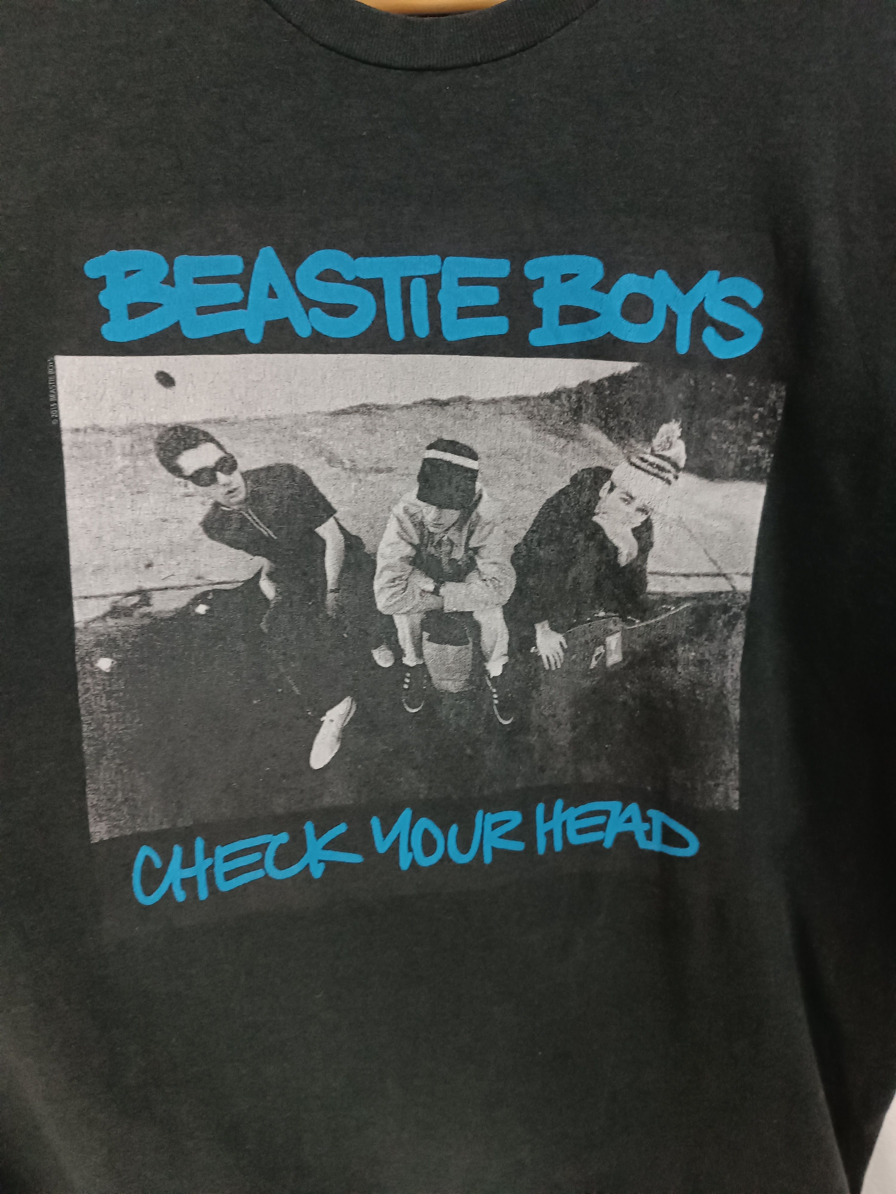 Band Tees VINTAGE BEASTIE BOYS CHECK YOUR HEAD FADED TEE Size US L / EU 52-54 / 3 - 7 Thumbnail