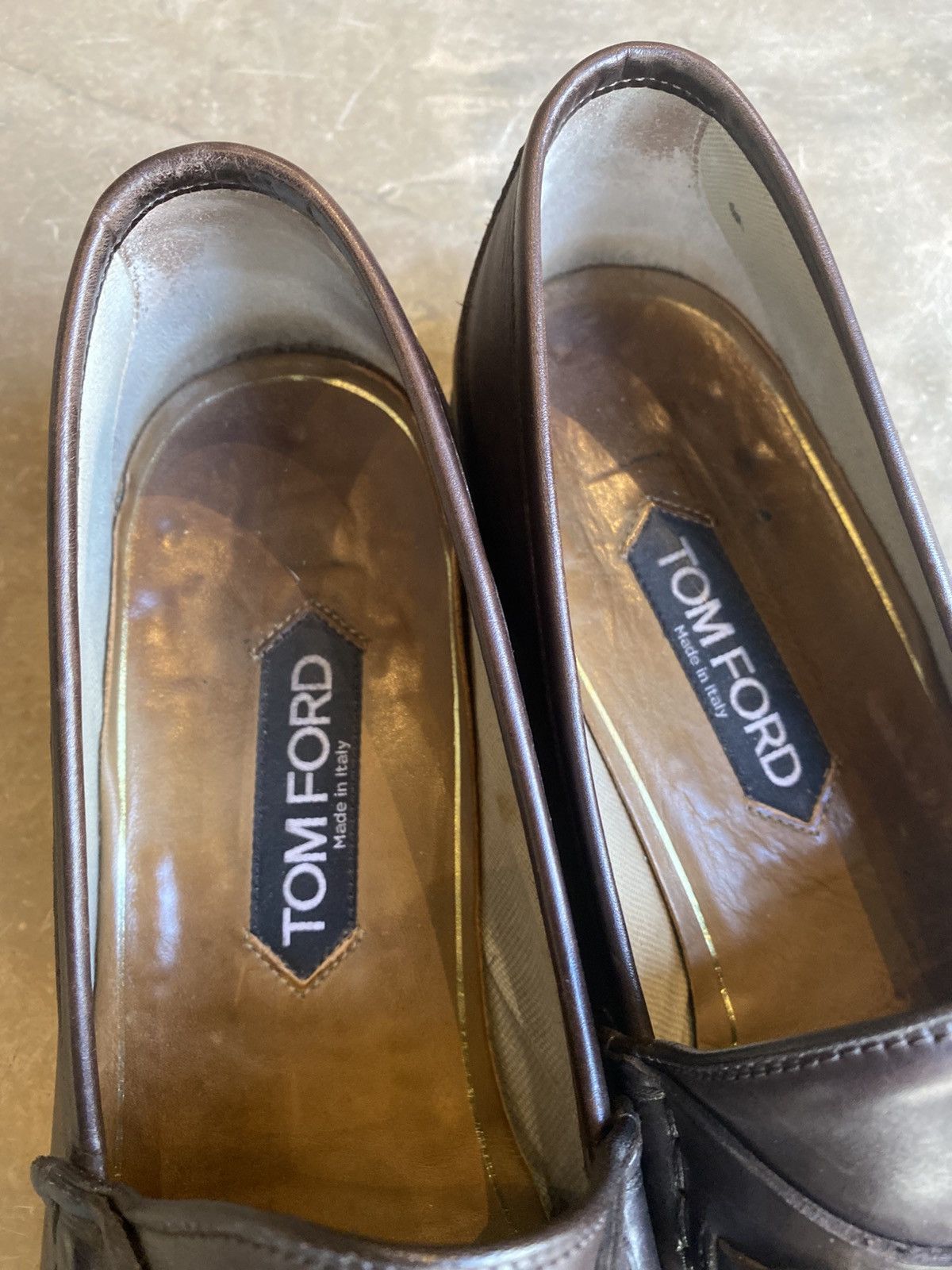 Tom Ford Tom Ford York Chain Brown Loafers Size US 7.5 / EU 40-41 - 3 Thumbnail