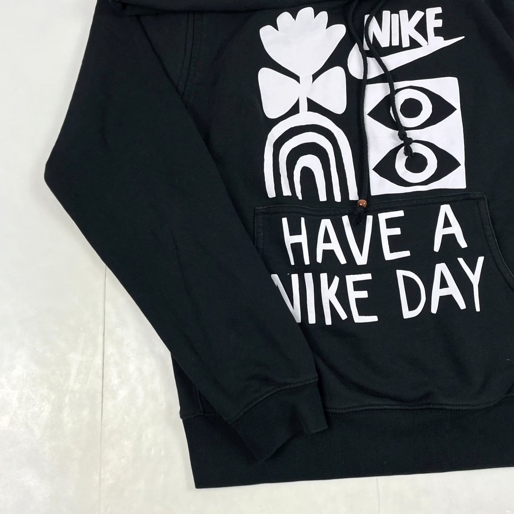 Nike Nike Hoodie Mens Small Black French Terry Long Sleeve Pullover Lined Size US S / EU 44-46 / 1 - 5 Thumbnail