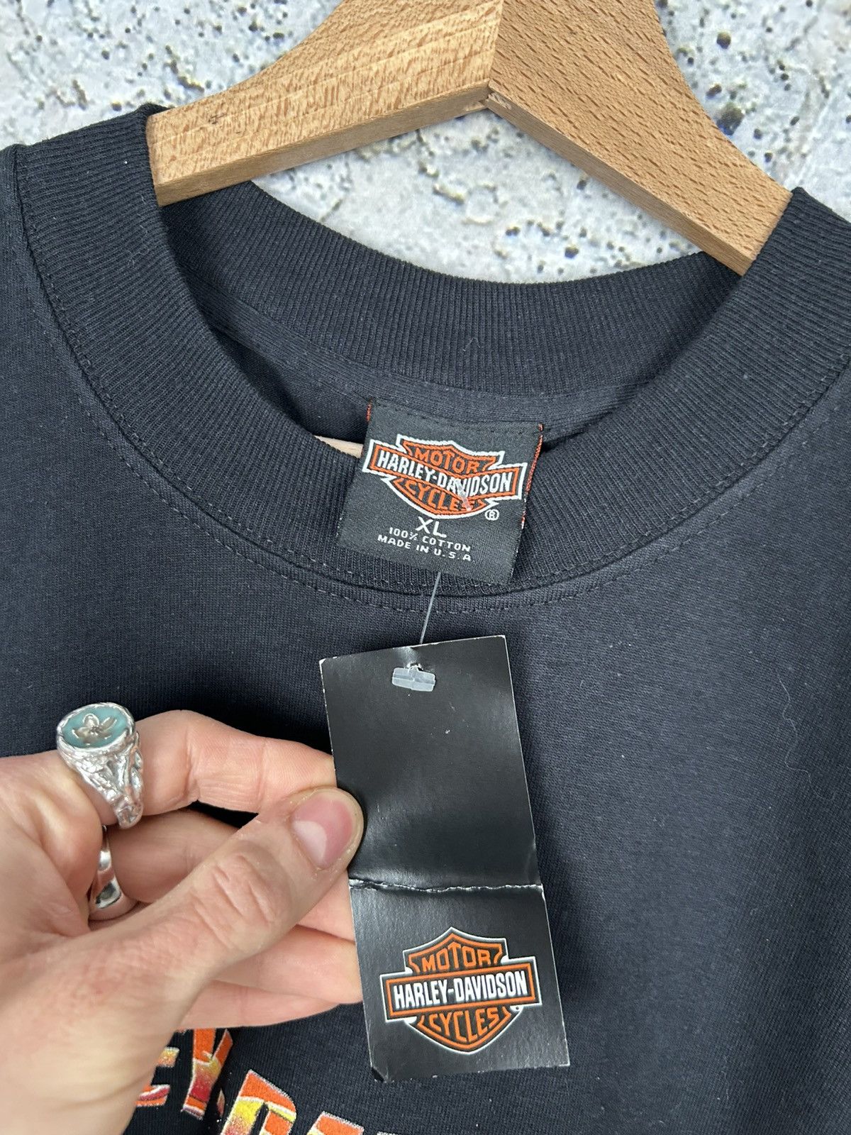 Vintage Vintage Harley Davidson 2001 Graphic Tee Motorcycles Rare Size US XL / EU 56 / 4 - 7 Thumbnail