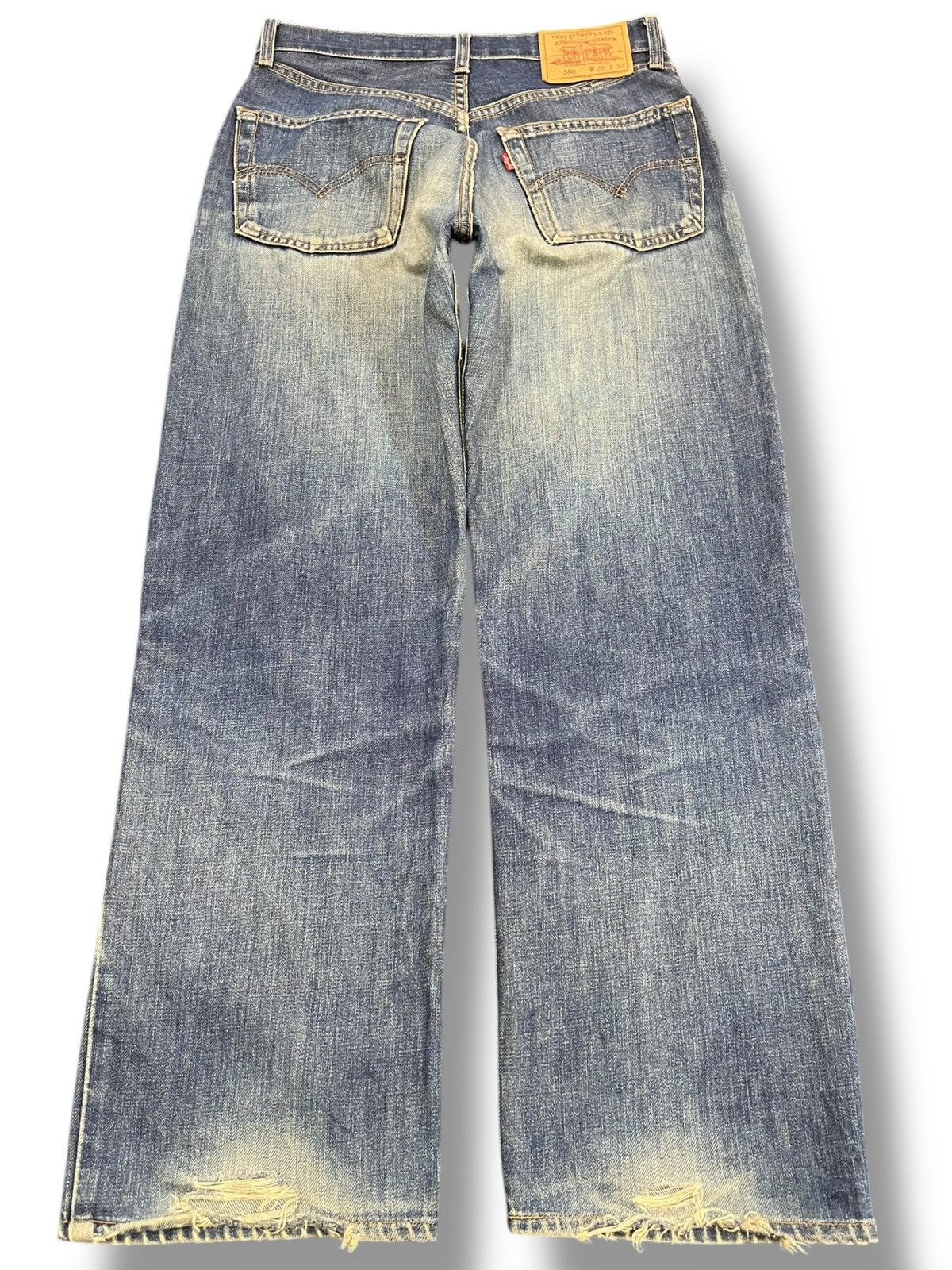 LVC × Levi's × Levi's Vintage Clothing Vintage Levi’s 560 Baggy Faded Denim Size US 29 - 5 Thumbnail