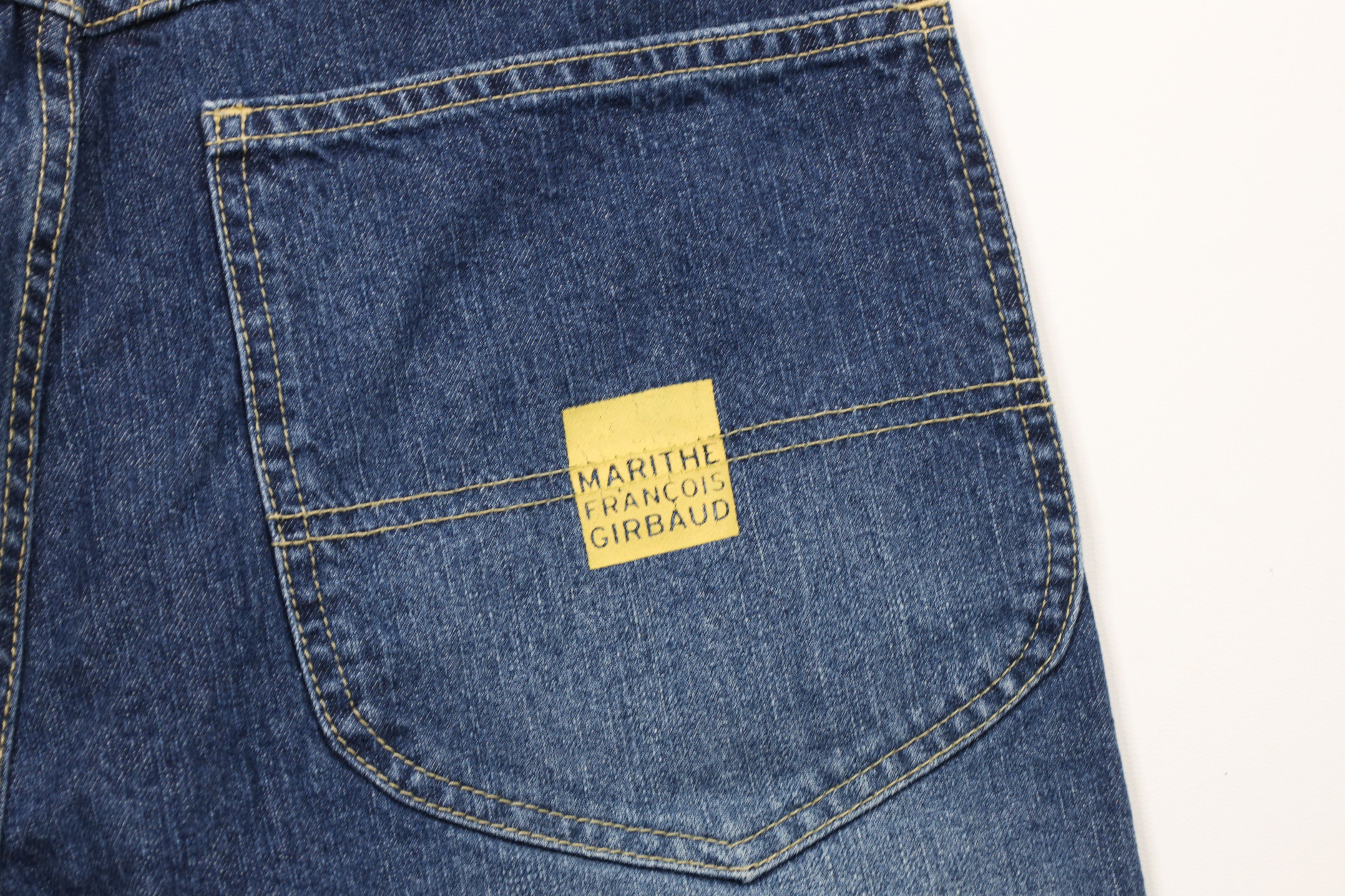 Marithe + Francois Girbaud × Vintage Vintage 90s Marithe Francois Girbaud Baggy Denim Jean Shorts Size US 32 / EU 48 - 11 Thumbnail