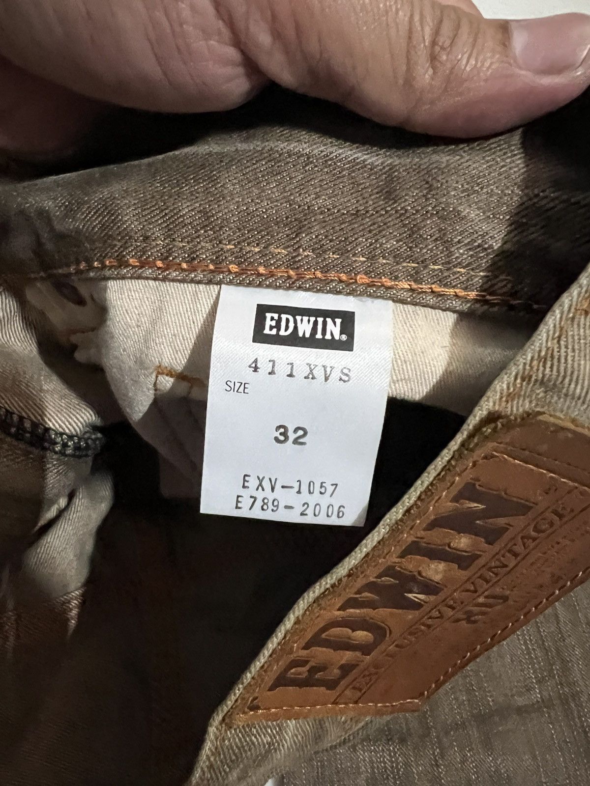 Edwin FLARE 90s EDWIN EXCLUSIVE VINTAGE XV CLAW JEAN Size US 33 - 22 Thumbnail