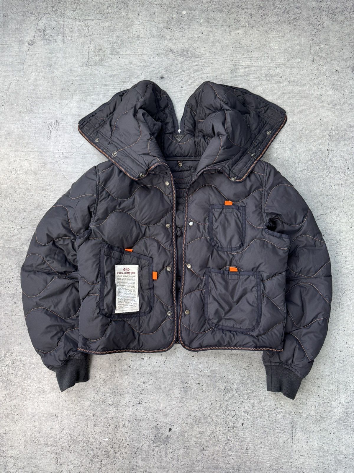 Parajumpers Vintage 🇯🇵 Fur Lining Down Japan Parajumers Y2K Jacket Size M / US 6-8 / IT 42-44 - 1 Thumbnail