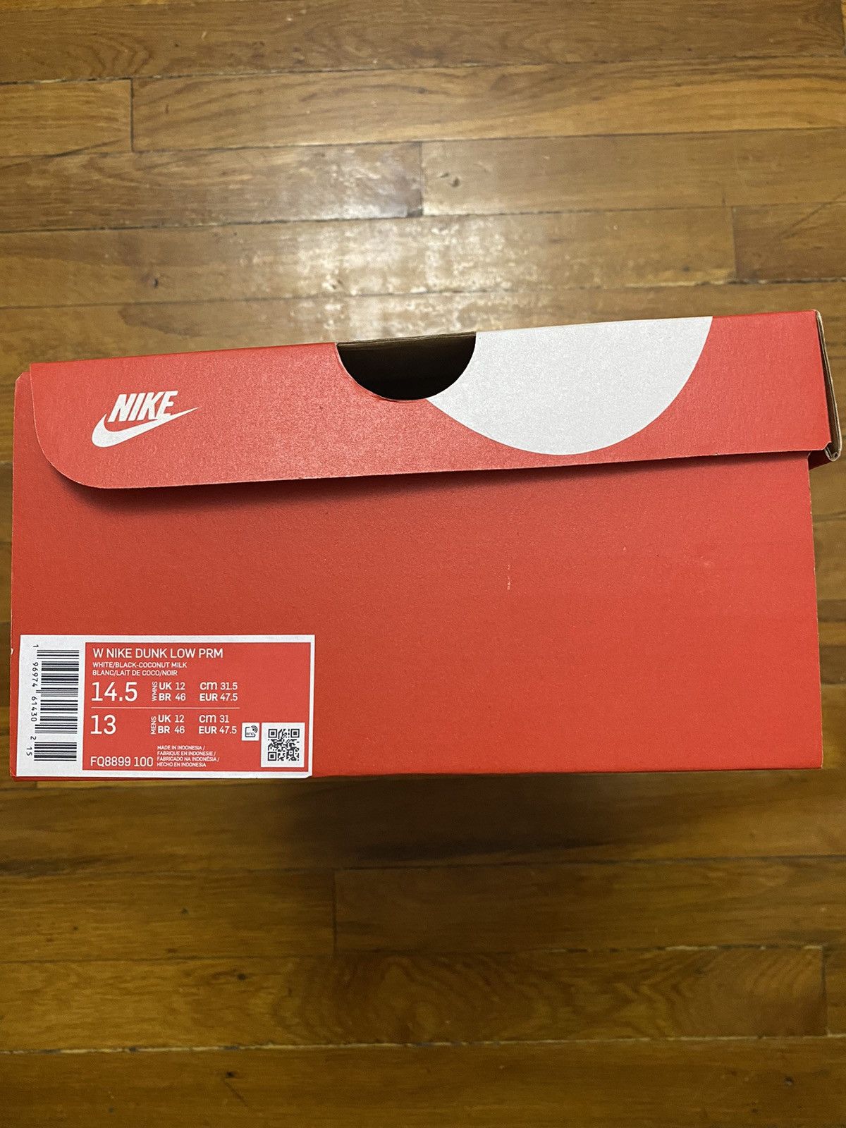 Nike Size 13M / 14.5W - Nike Dunk Low Vintage Panda Black Size US 13 / EU 46 - 8 Thumbnail