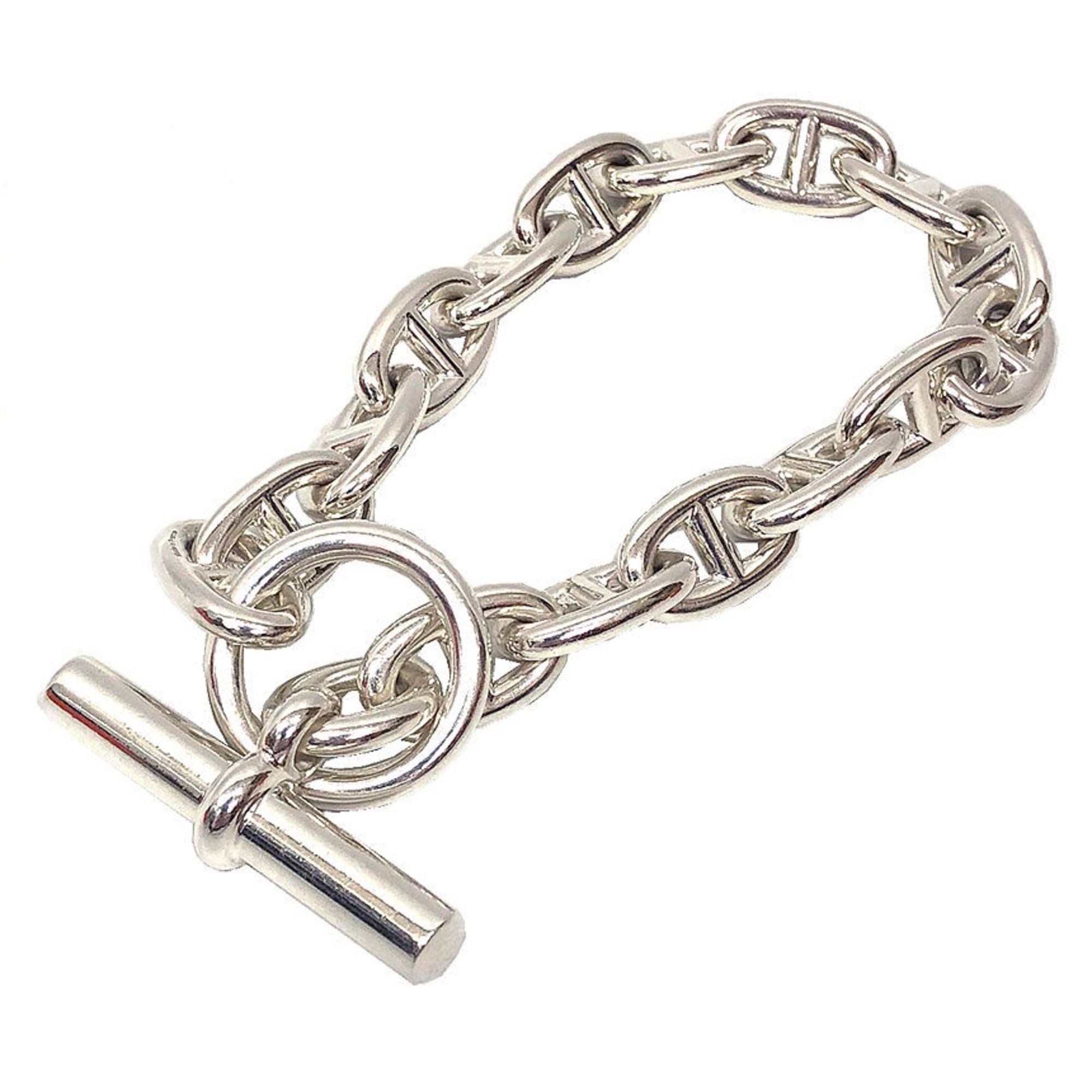 Hermes Hermes Hermès Chaine d'Ancre Bracelet, MM, 16 Links, Silver 925, Men's and Women's Size ONE SIZE - 1 Thumbnail