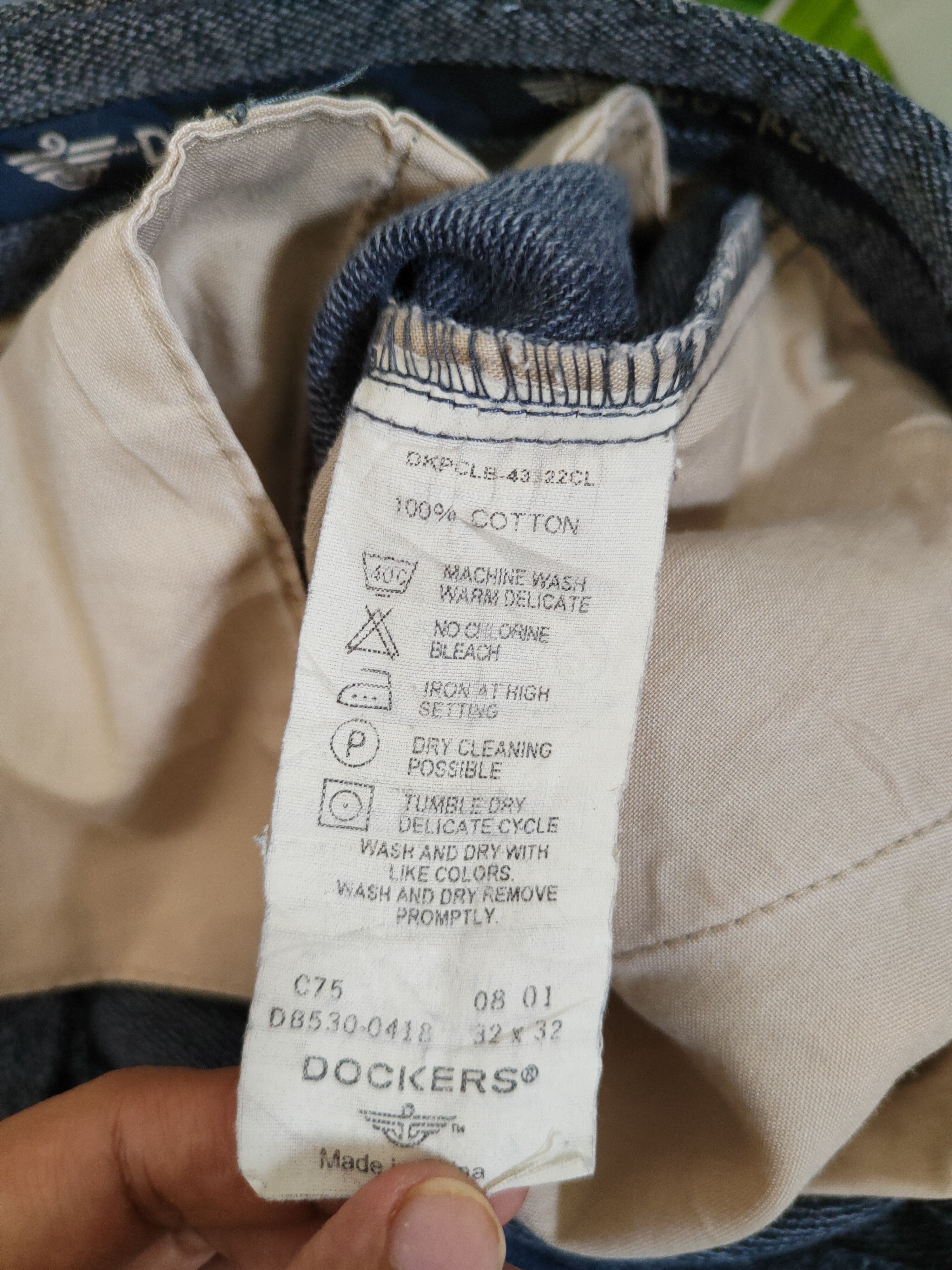 Dockers Dockers Blue vintage ripped distressed Casual Pants #S1291 Size US 32 / EU 48 - 17 Thumbnail