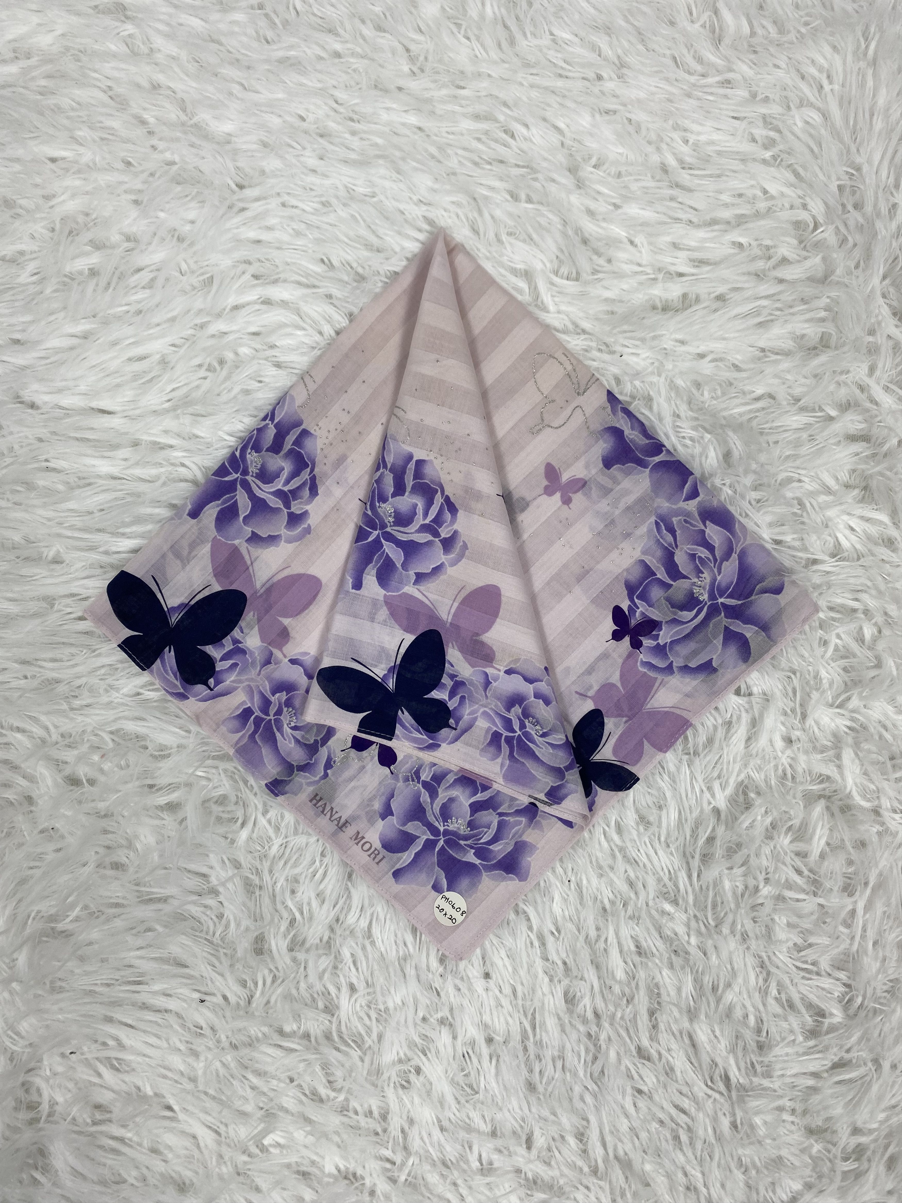 Hanae Mori × Vintage Vintage Hanae Mori Handkerchief Neckerchief PH0608 Size ONE SIZE - 1 Thumbnail