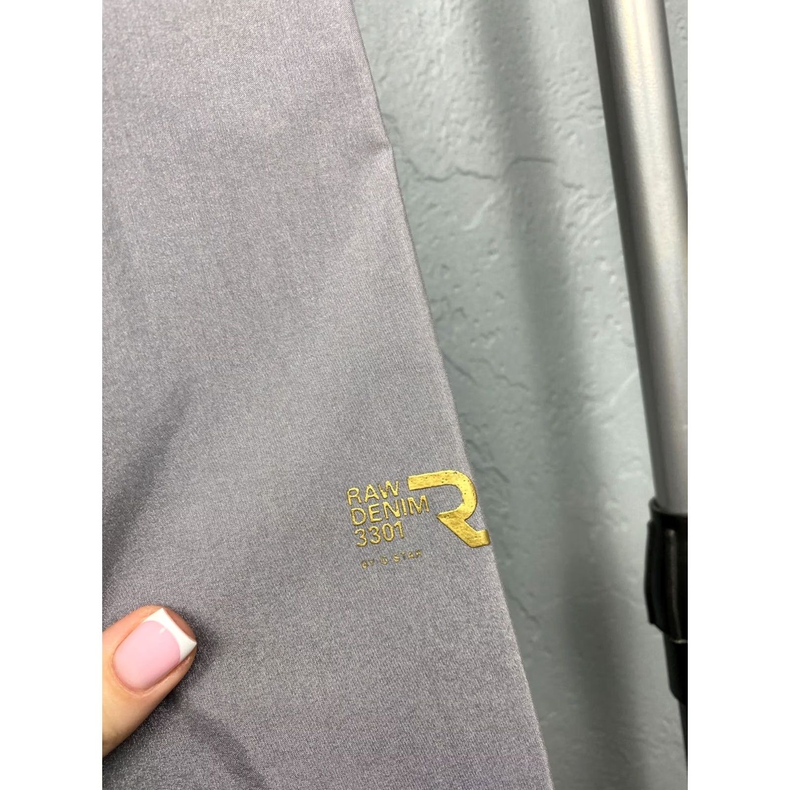 G-Star G Star Raw Vintage Nylon Jacket Mens S Gray Windbreaker Jacket Size US S / EU 44-46 / 1 - 3 Thumbnail