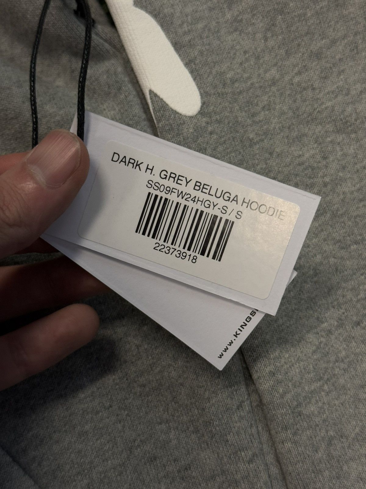 Sp5der Sp5der Worldwide Grey Beluga Hoodie Size S (NEW) Size US S / EU 44-46 / 1 - 5 Thumbnail
