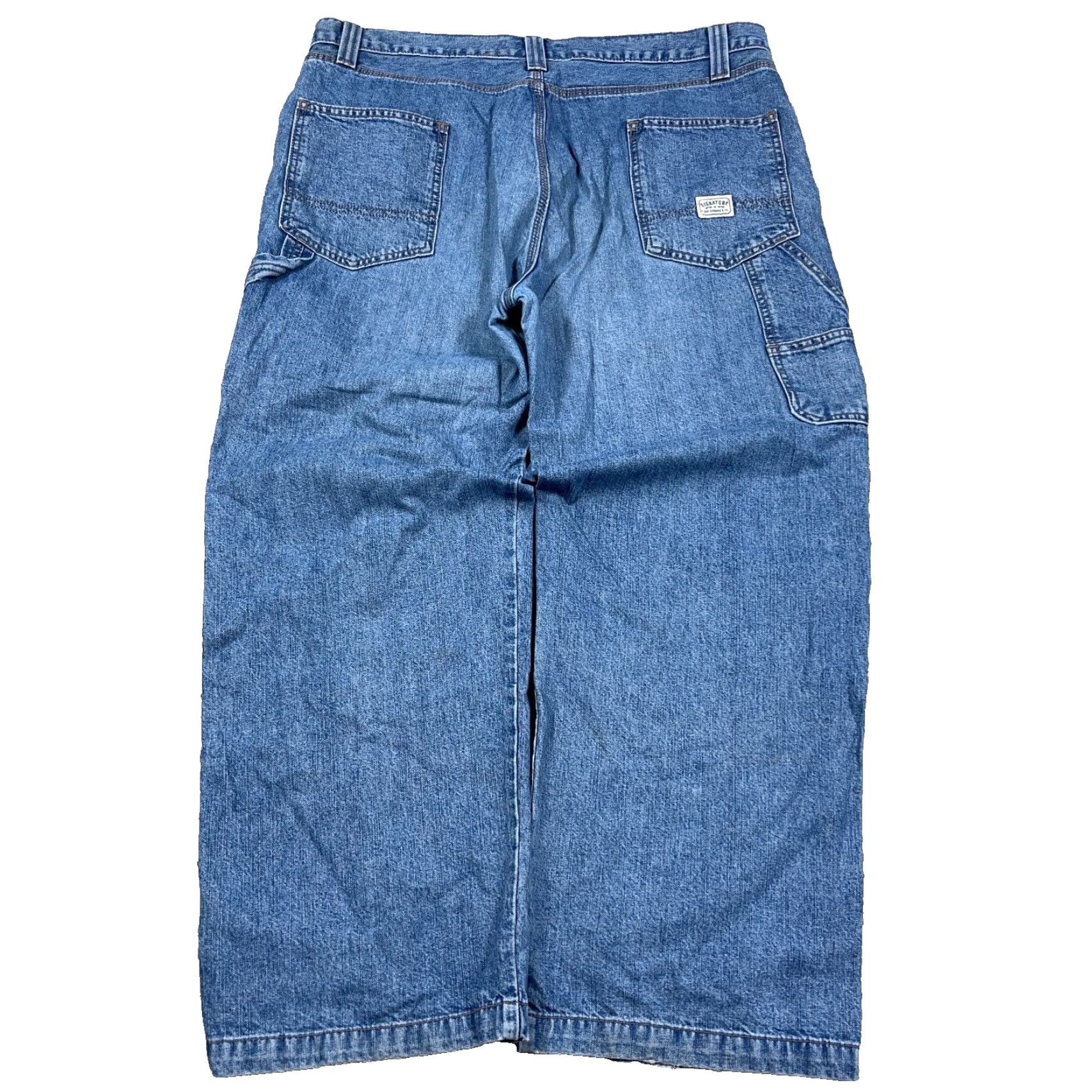 Levi's VINTAGE Levi's Jeans Men 38x30 Baggy Carpenter 5-Pocket Denim Blue Grunge Work Wear Size US 38 / EU 54 - 2 Thumbnail