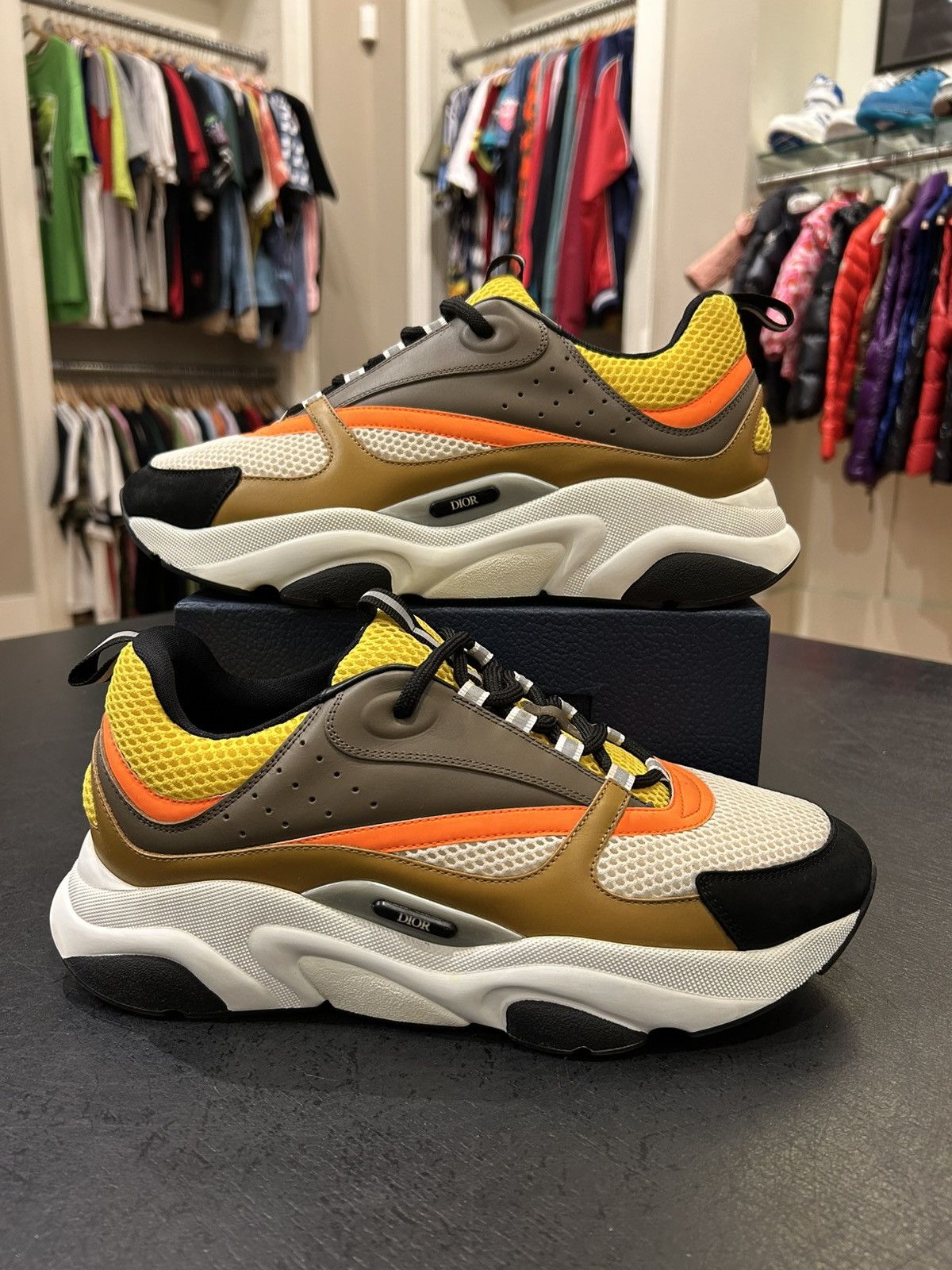 Dior Dior B22 - Yellow/Orange/Brown Size US 12 / EU 45 - 1 Thumbnail