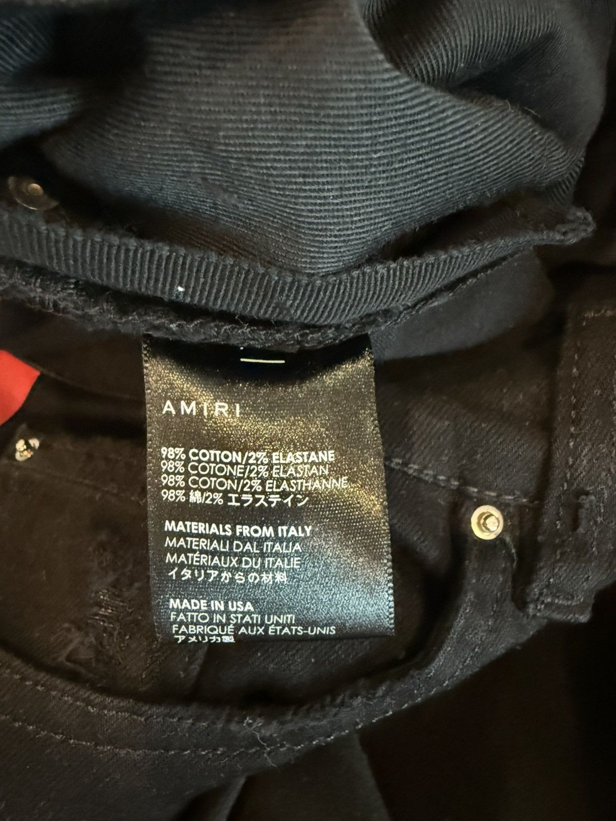Amiri AMIRI Jeans, size 38 Size US 38 / EU 54 - 11 Thumbnail