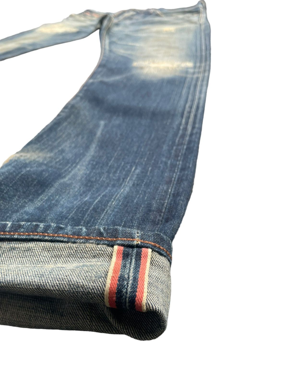 Edwin × Vintage Vintage Edwin 505zxx Selvedge Distressed Denim Size US 32 / EU 48 - 2 Thumbnail