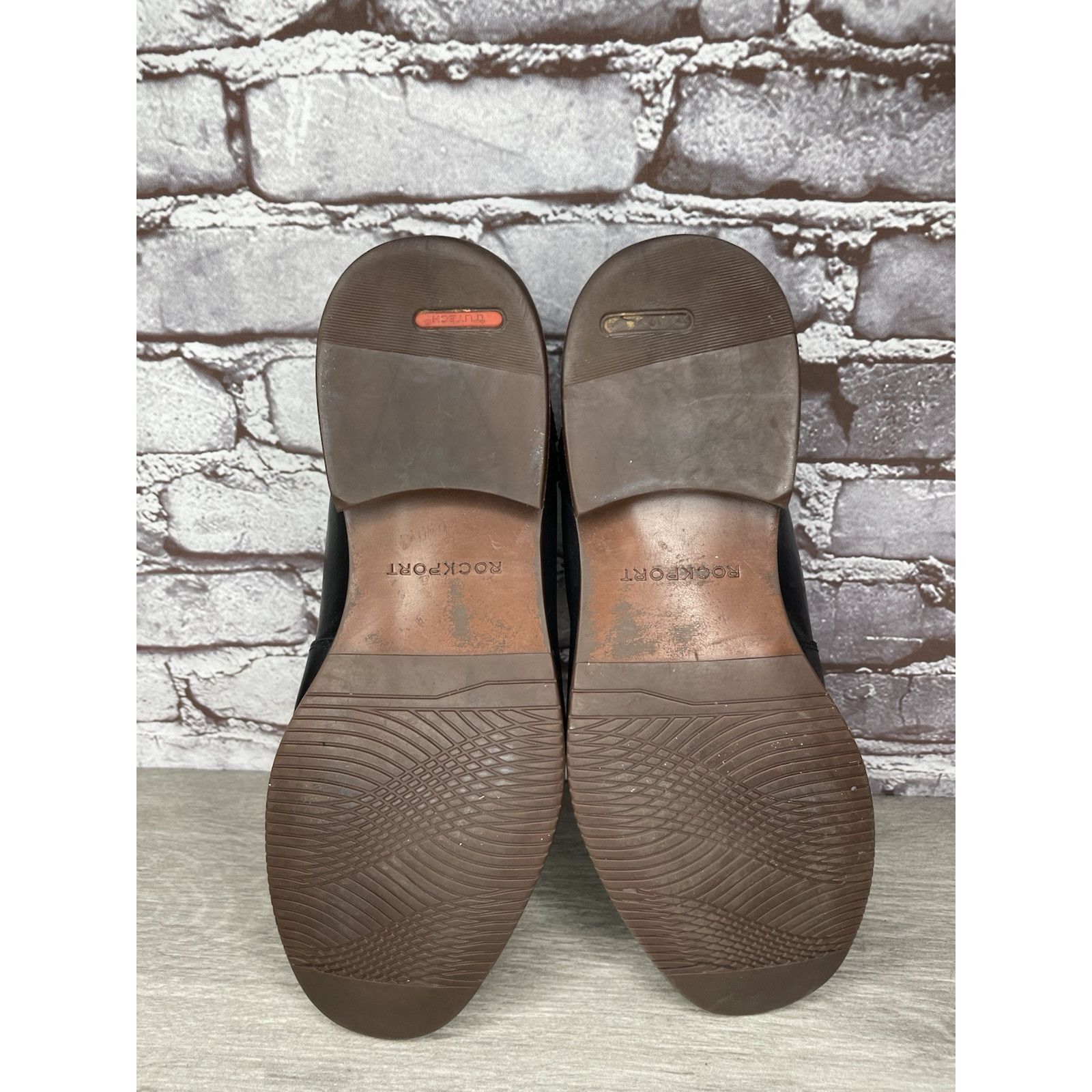 Rockport Rockport Trutech Black Leather Oxfords Brown Casual Shoes Me Size US 10 / EU 43 - 13 Thumbnail