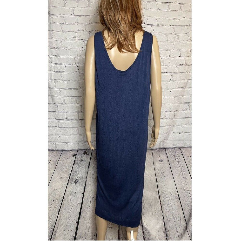 Splendid NWT New $138 Splendid Textured Jersey Tank Dress Blue Size Size M / US 6-8 / IT 42-44 - 6 Thumbnail