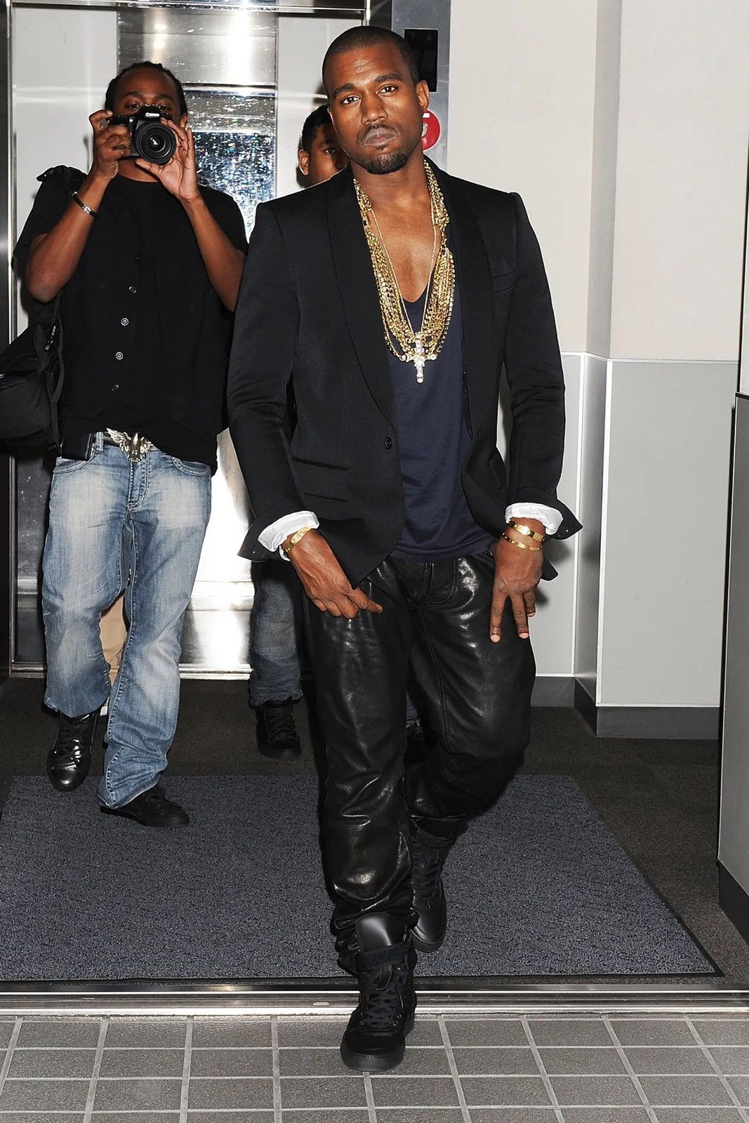 Genuine Leather Vintage Louis Real Leather Pants Kanye West Style Size US 32 / EU 48 - 11 Thumbnail