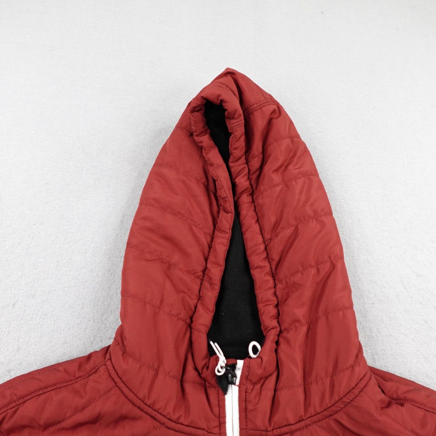 Fox Racing Fox Racing Jacket M Red Blue Hooded Quilted Lined Fleece Heritage Forged Zip Pockets Mens Casual Travel Workwear Autumn Winter Pattern Solid Logo Size US M / EU 48-50 / 2 - 2 Thumbnail