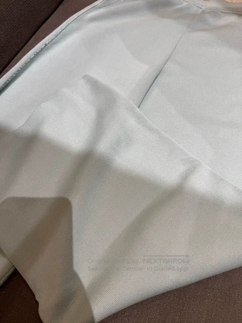 Loro Piana Loro Piana Pale Blue Knit Trousers Size 25" / US 0 / IT 36 - 2 Thumbnail