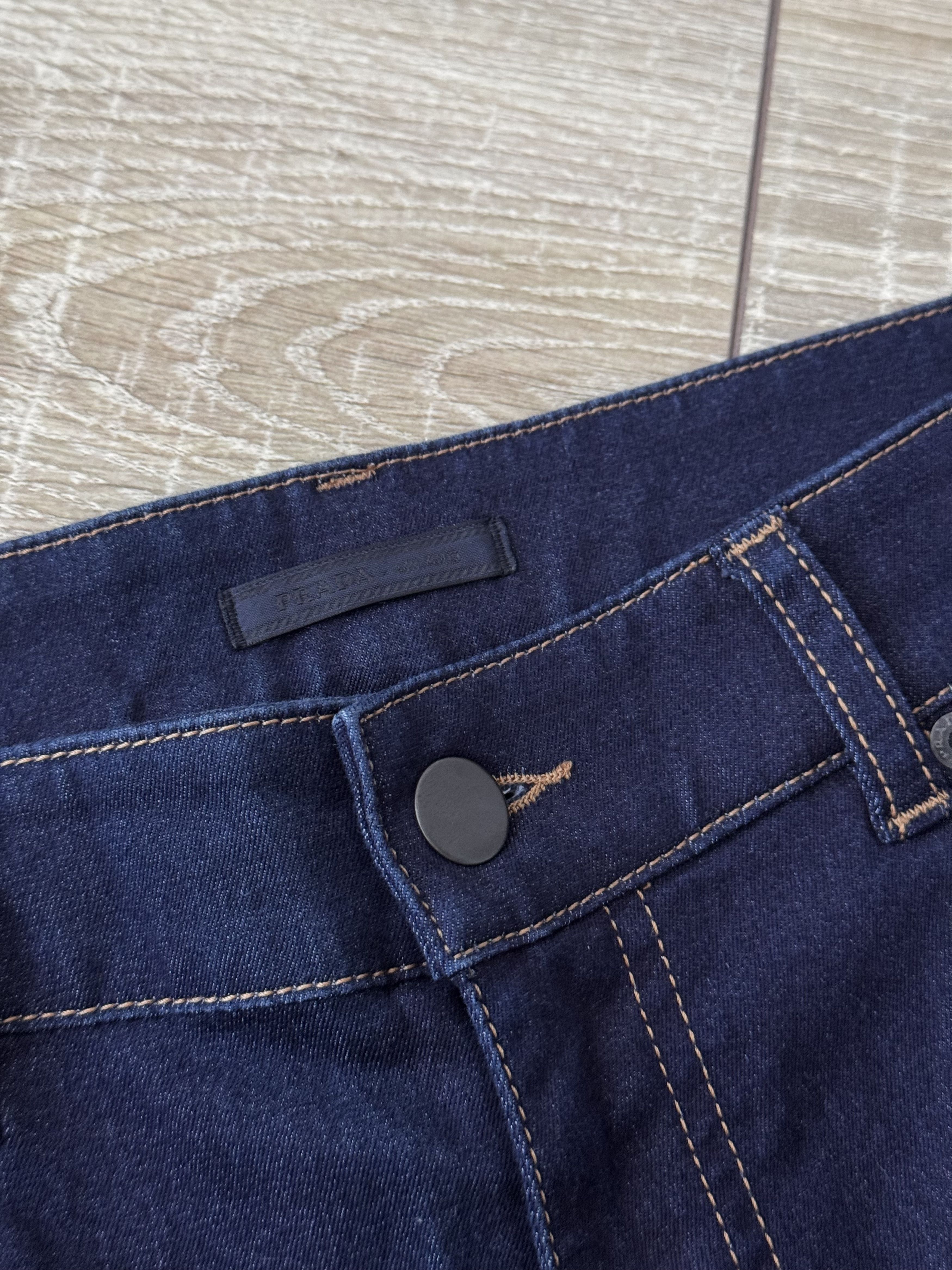Prada Prada Indigo Dark Navy Luxury Bootcut Fit Jeans Size 29" - 9 Thumbnail