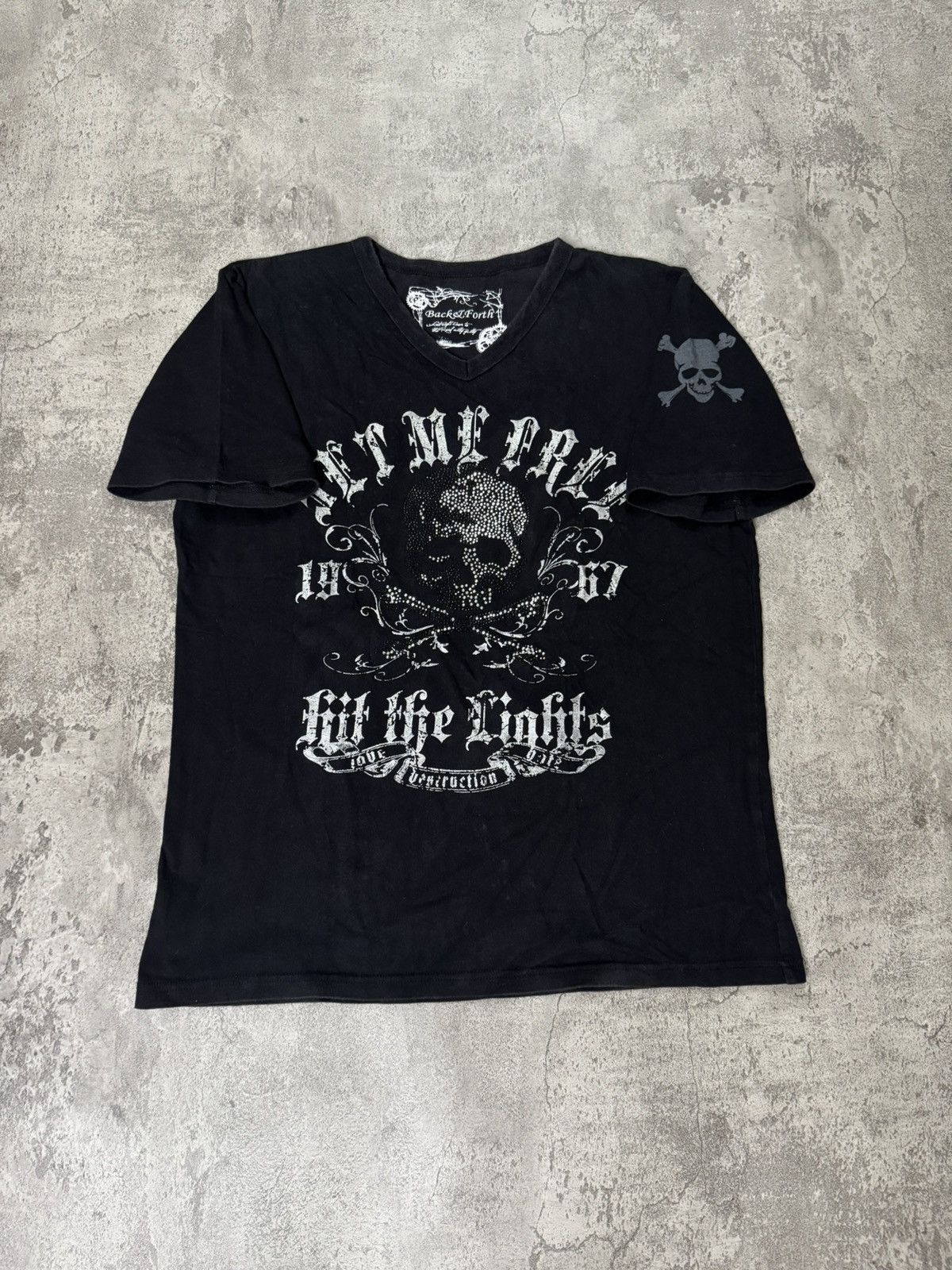 Japanese Brand ARCHIVE GOTHIC POEMS DIAMOND SKULL STYLE T-SHIRT Size US M / EU 48-50 / 2 - 1 Thumbnail
