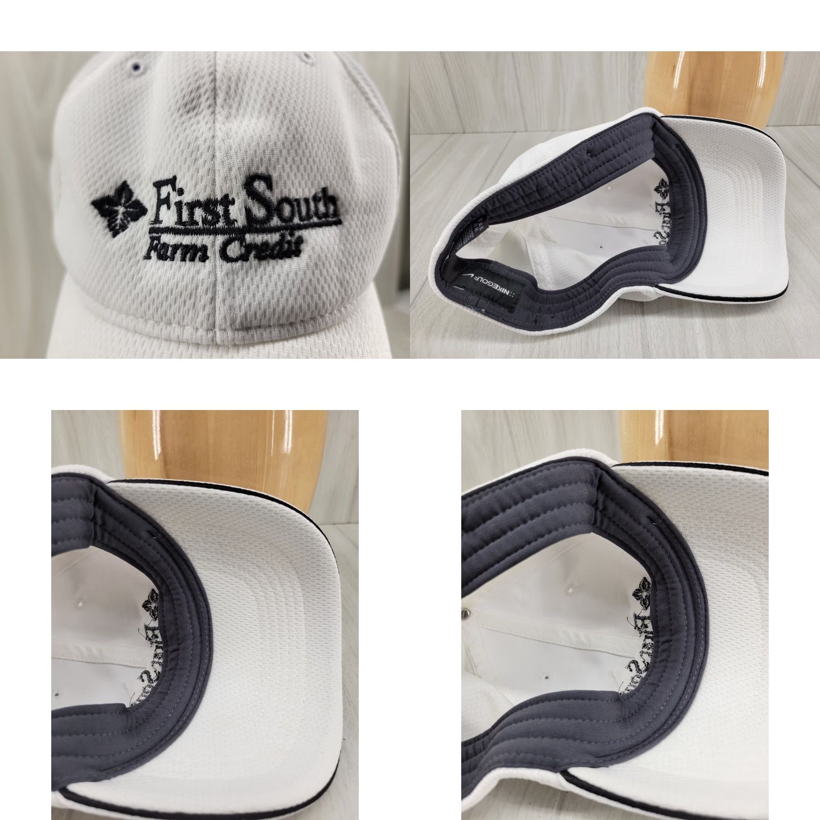 Nike Nike Golf Hat White Adult Adjustable Cotton Canvas Baseball Cap Sports Outdoor Logo Men Mens G13 Size ONE SIZE - 8 Thumbnail