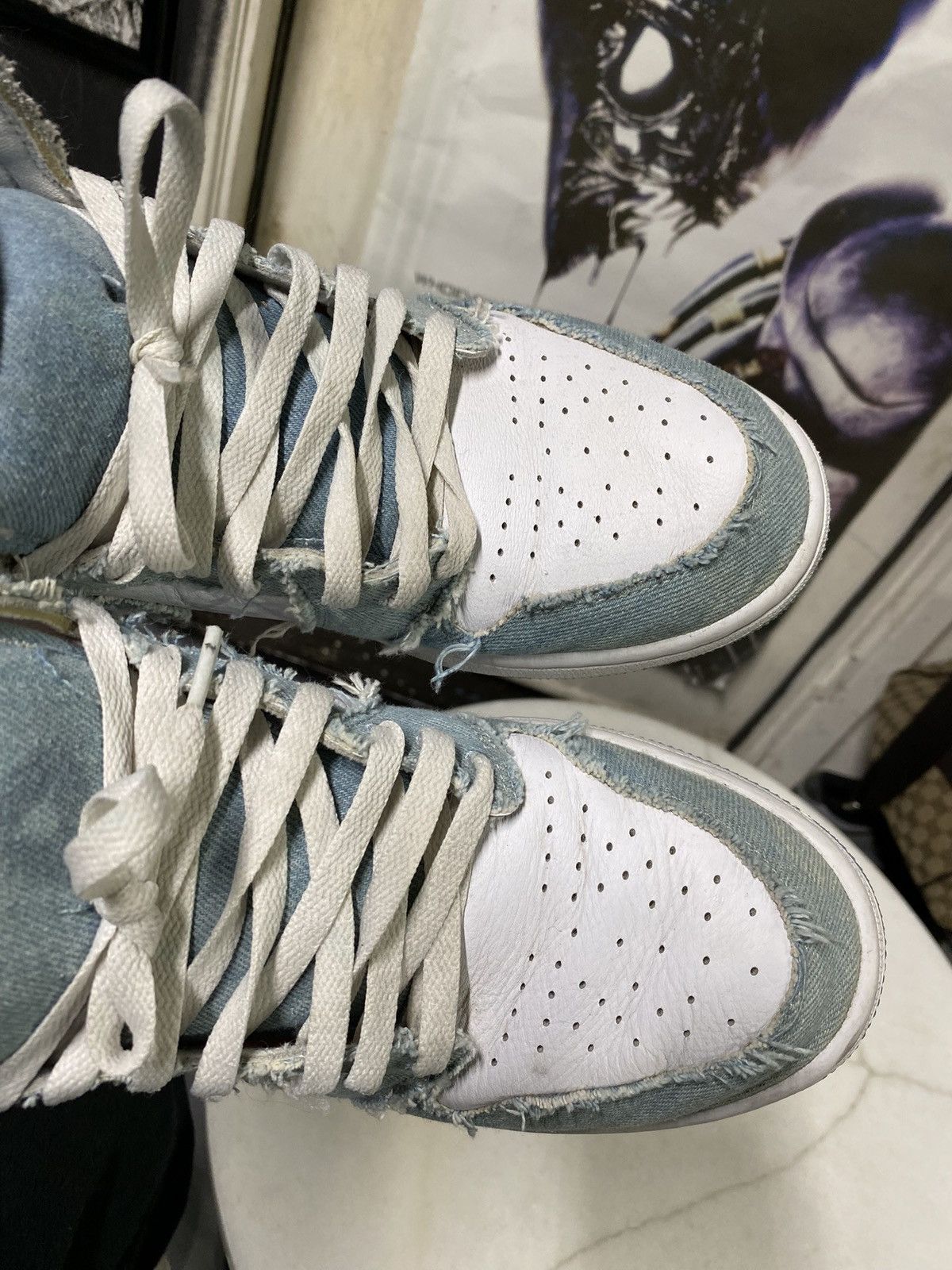 Jordan Brand Jordan 1 Retro High OG Denim Sneakers Size 10 Size US 10 / EU 43 - 8 Thumbnail