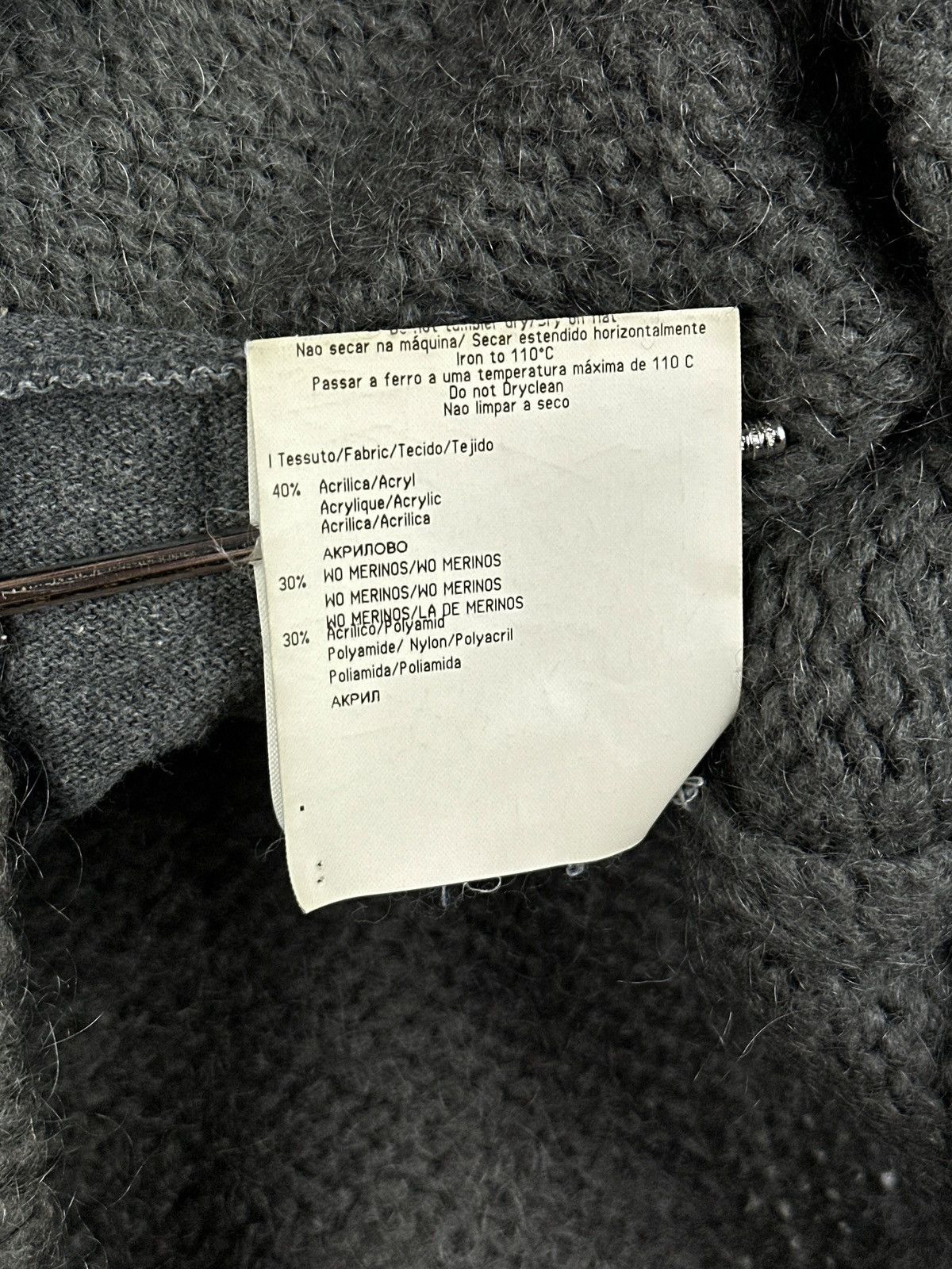 Versace Jeans Couture Versace Jeans Couture High Neck Wool Knit Sweater Golf Size US S / EU 44-46 / 1 - 10 Thumbnail