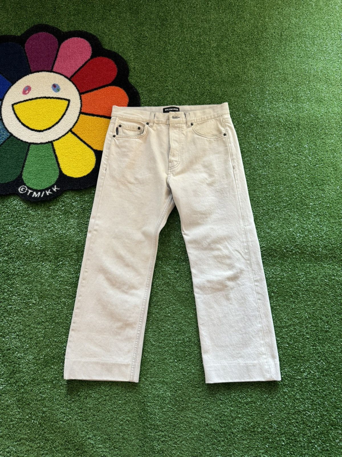 image of Balenciaga Pant in White, Men's (Size 30)