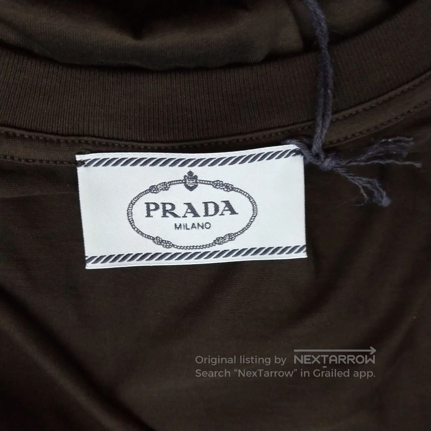 Prada Prada Classic Cotton Crew Neck T. Size S / US 4 / IT 40 - 5 Thumbnail