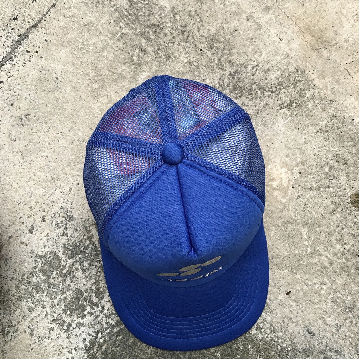 Japanese Brand Rare Vintage NOSAI Japan Blue Trucker Hat Size ONE SIZE - 7 Thumbnail