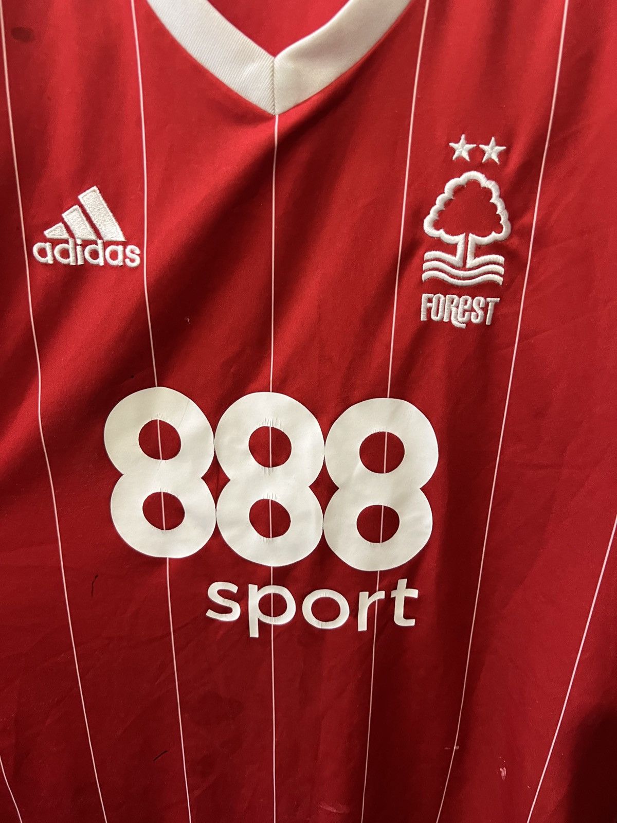 Adidas 2017/2018 ADIDAS NOTTINGHAM FOREST AWAY FOOTBALL SHIRT SZ L Size US L / EU 52-54 / 3 - 2 Thumbnail